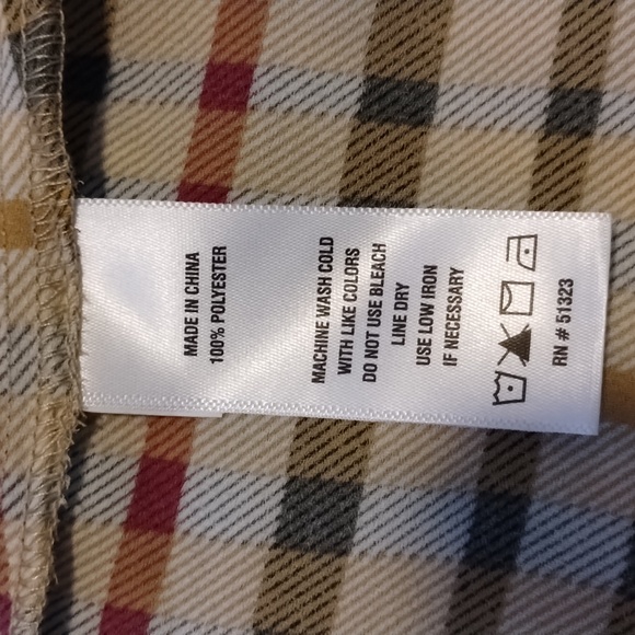 CeCe Women's XL Plaid Long Puff Sleeve Button Front Shirt Blouse - Picture 3 of 5